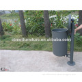 Top opening galvanized and powder coated itter bin